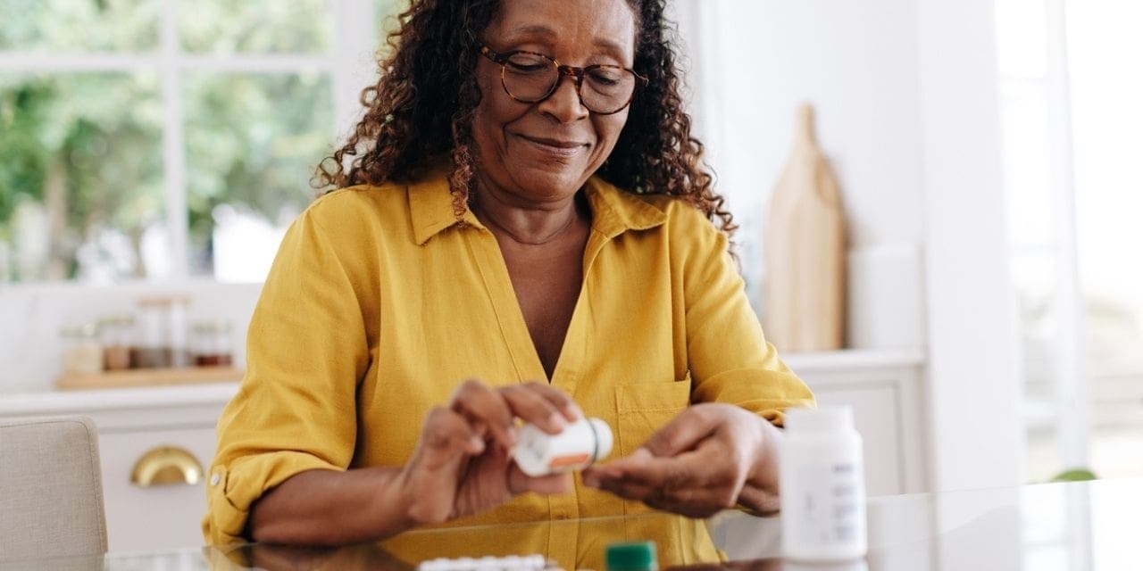 patient taking medication