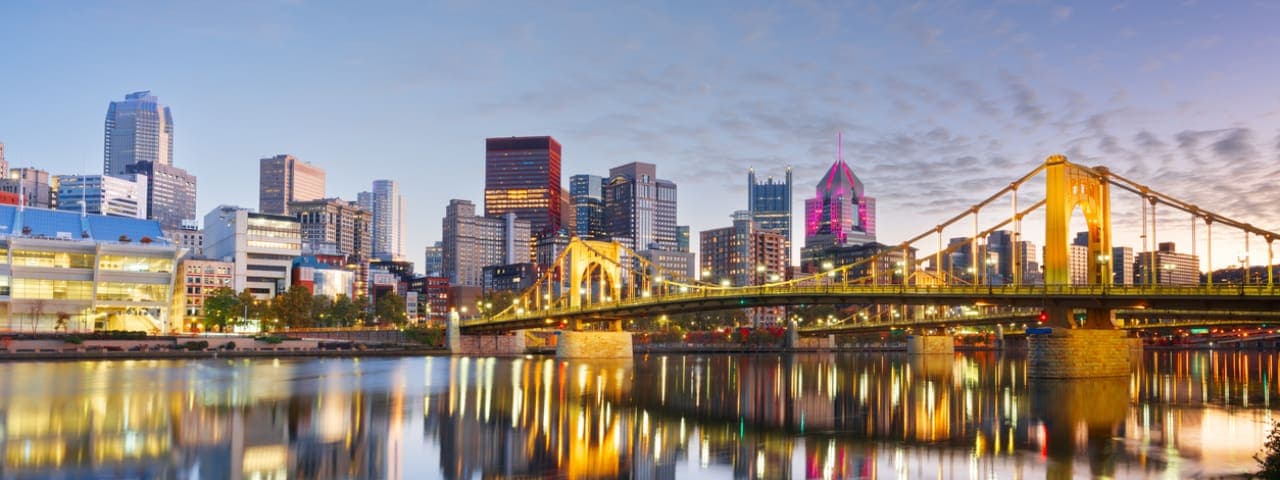 The Pittsburgh skyline